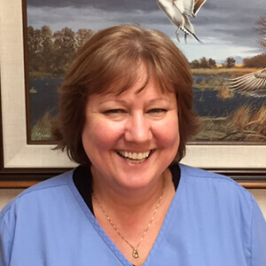 Registered Dental Assistant Front Desk administrator Diane Schleis