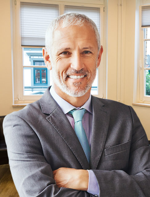 Man with healthy smile after restorative dentistry